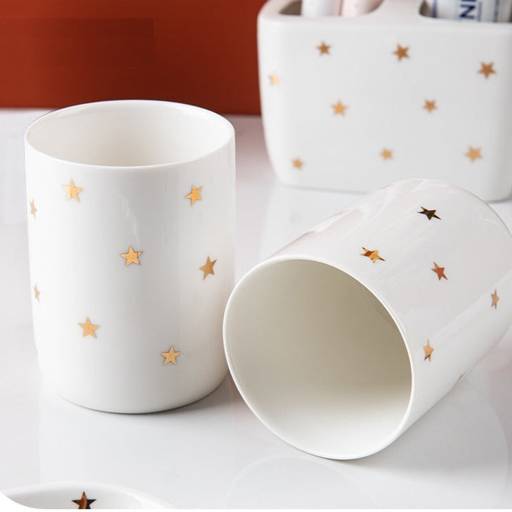 Acessórios para banheiro Stars - em cerâmica esmaltada