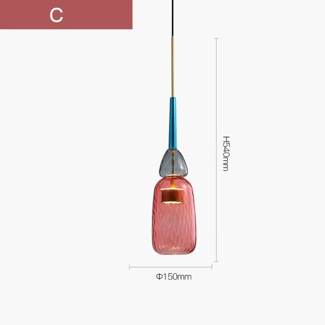 Pendentes em vidro Florença- design italiano