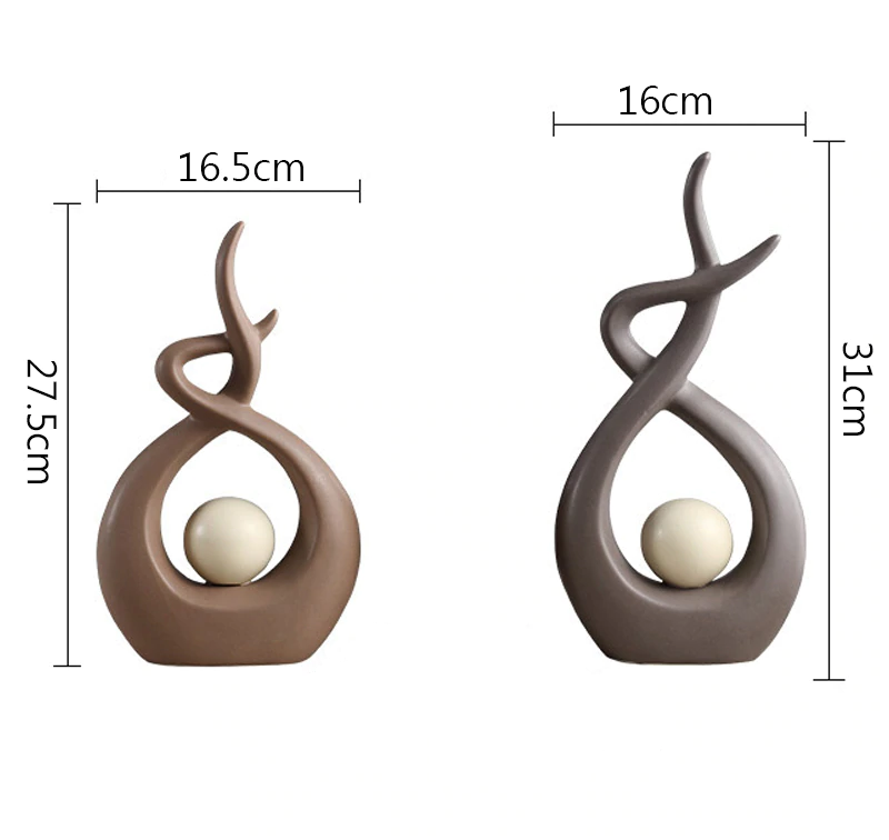 Esculturas Flames Modern - 04 Cores