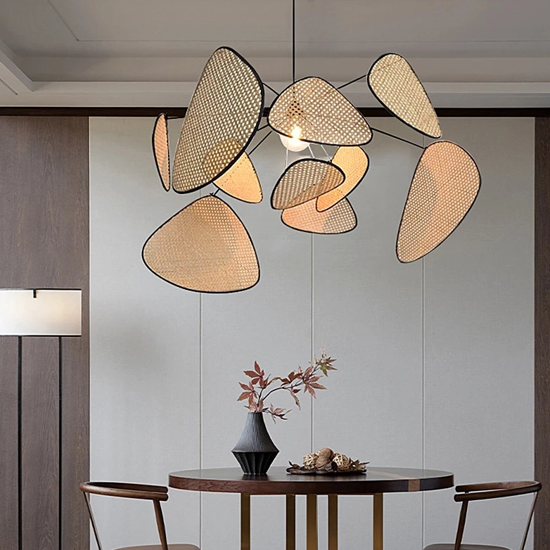 Lustre Bohemian Soho - Em Metal & Rattan