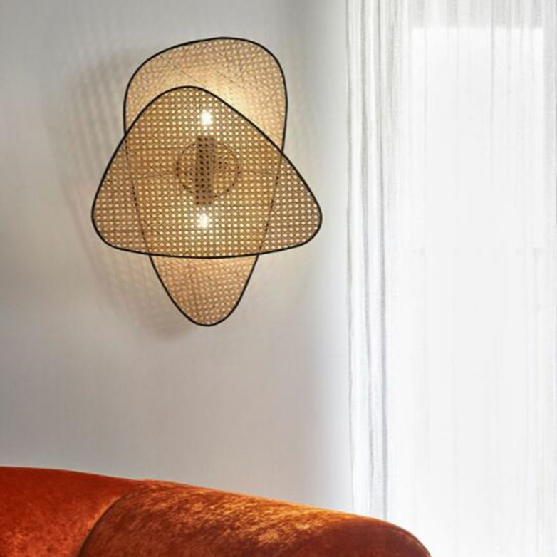 Arandelas Bohemian Soho - Em Metal & Rattan