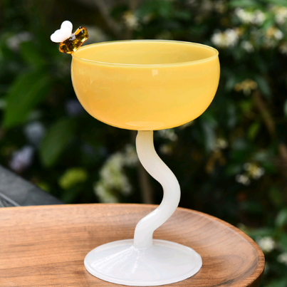 Taças Unique Design - detalhe abelha em vidro