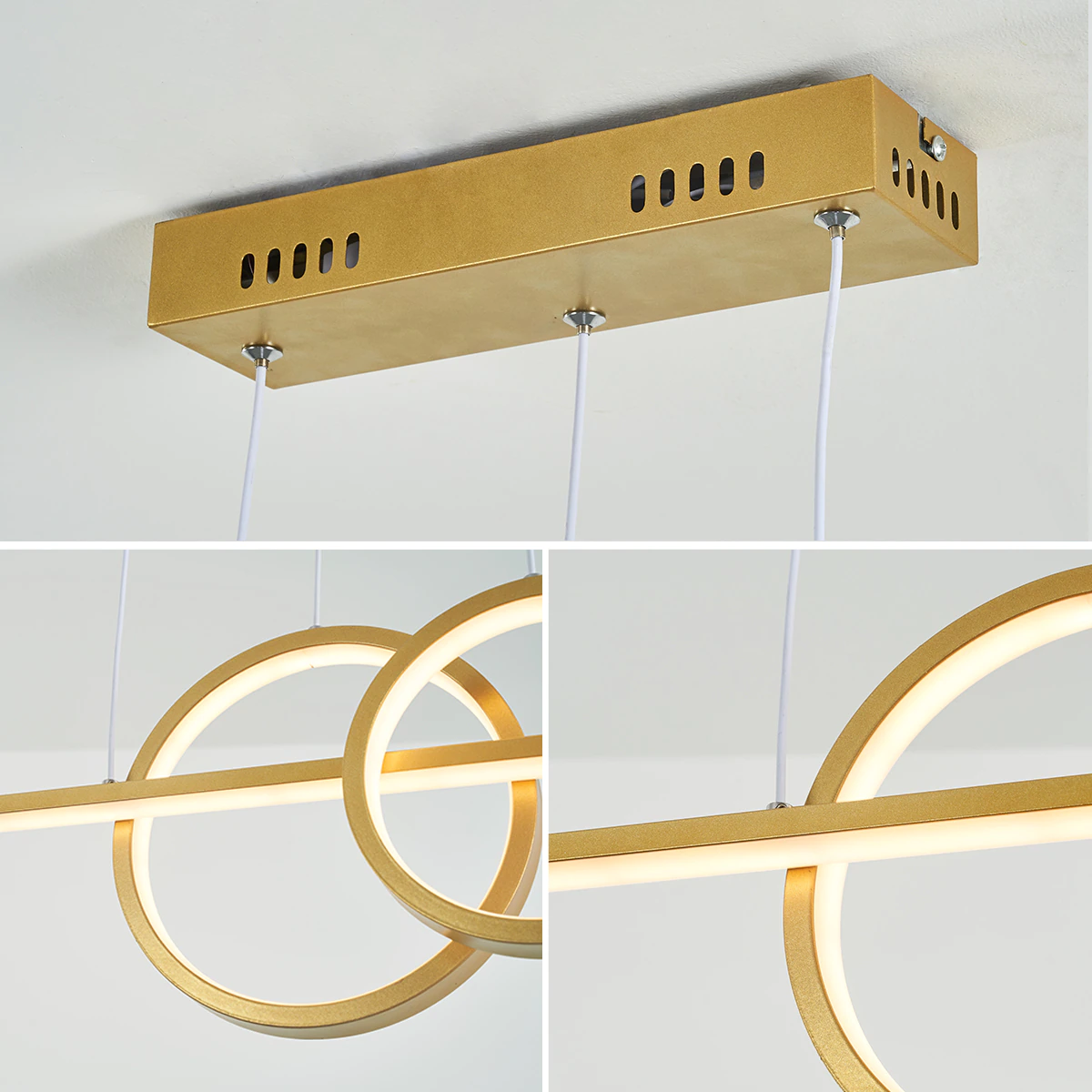 Lustre em led dimerizável Urban - design moderno