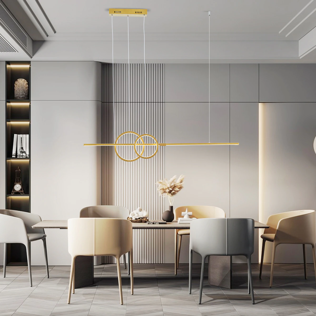 Lustre em led dimerizável Urban - design moderno