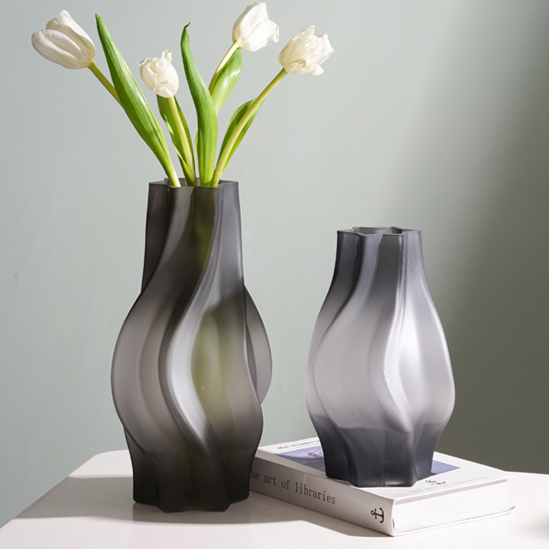 Vasos em vidro Giulia - 02 Tamanhos & 02 Cores