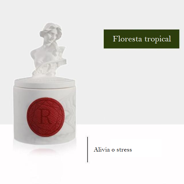 Vela Aromática + Suporte Escultura - 06 Aromas