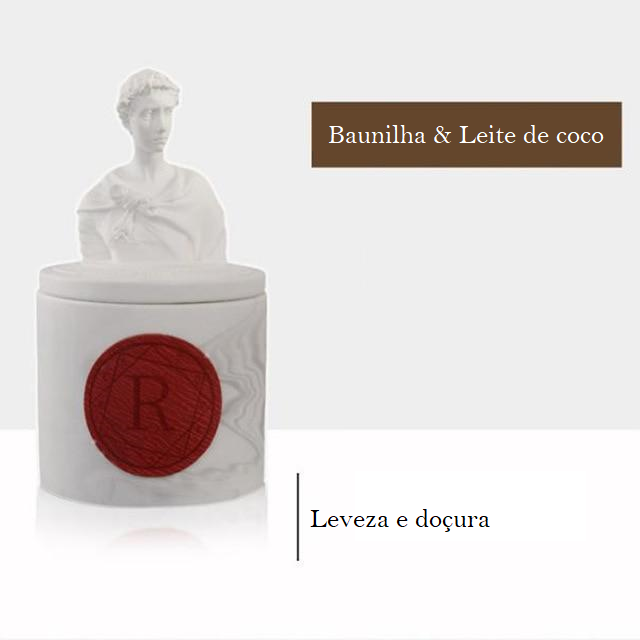 Vela Aromática + Suporte Escultura - 06 Aromas