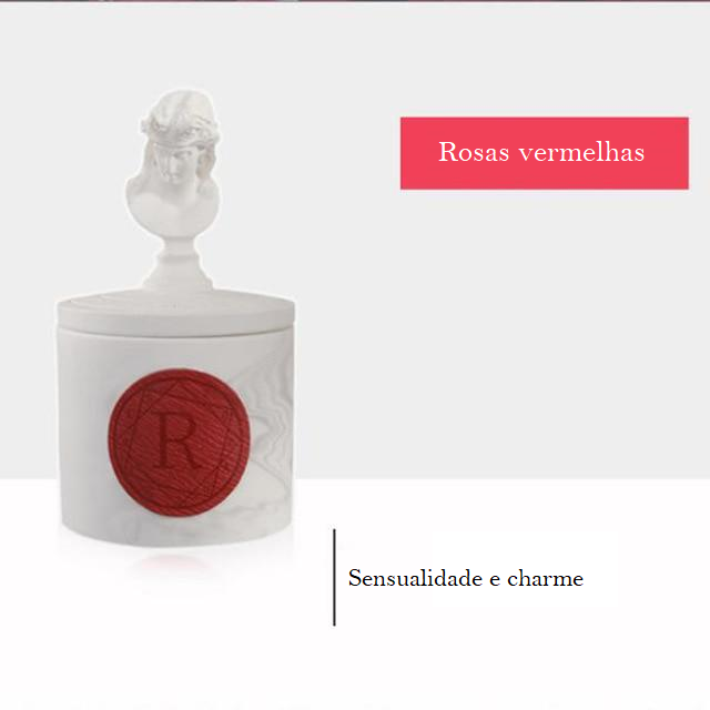 Vela Aromática + Suporte Escultura - 06 Aromas