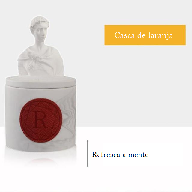 Vela Aromática + Suporte Escultura - 06 Aromas